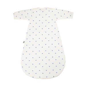 Gigoteuse coton manches amovibles coeurs bleus 18/36 mois Trois kilos sept