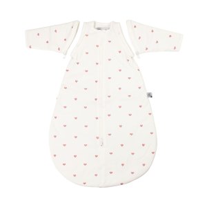 Gigoteuse coton manches amovibles 0/6 mois coeurs roses Trois kilos sept