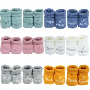 Chaussons papa/maman d'amour Trois kilos sept