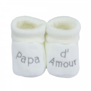 Chaussons papa/maman d'amour Trois kilos sept