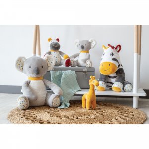 Peluche musicale zèbre kolala et sa tribu Trois kilos sept