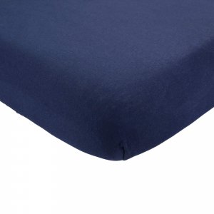 Drap housse marine 70 x 140 cm Trois kilos sept