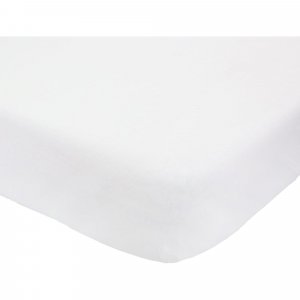 Drap housse blanc 60 x 120 cm Trois kilos sept
