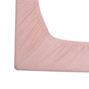 Lot de 2 housses de matelas à langer sable/vieux rose Trois kilos sept