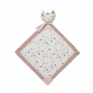 Doudou mouchoir de dentition rose - rose et lili Trois kilos sept