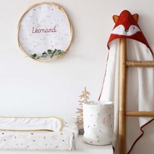 Cape de bain bébé cache cache en forêt Trois kilos sept