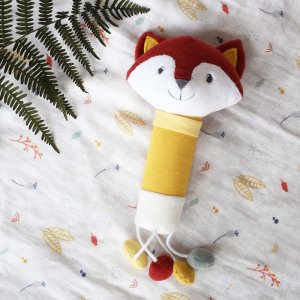 Hochet renard - cache cache en forêt Trois kilos sept