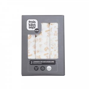 Lot de 3 langes wonderfull Trois kilos sept