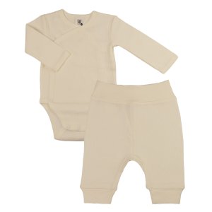 Ensemble body et pantalon 1 mois sable Trois kilos sept