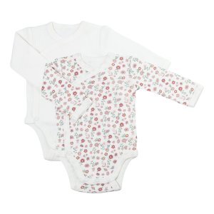 Lot de 2 bodies manches longues 3 mois Trois kilos sept