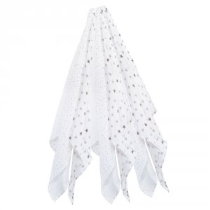 Lot de 6 langes 70 x 70 cm rêves d'étoiles Trois kilos sept