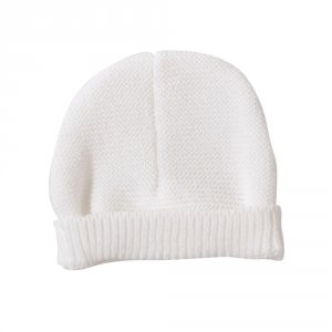 Ensemble naissance bébé brassière, bonnet et chaussons - blanc Trois kilos sept