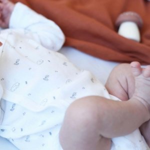 Ensemble naissance 3 pièces 3 mois - gris chiné Trois kilos sept