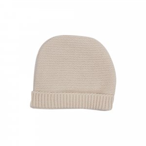 Ensemble naissance bébé brassière, bonnet et chaussons - sable Trois kilos sept