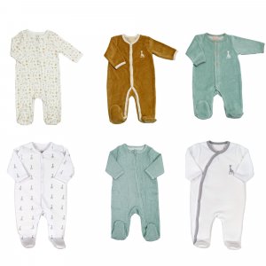 Ensemble de naissance 6 pyjamas 3 mois Trois kilos sept