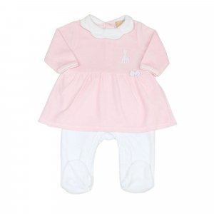 Dors-bien robe sophie la girafe 3 mois - rose Trois kilos sept
