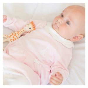 Dors-bien robe sophie la girafe 3 mois - rose Trois kilos sept