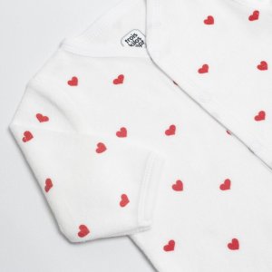 Pyjama prématuré coeur rouge Trois kilos sept