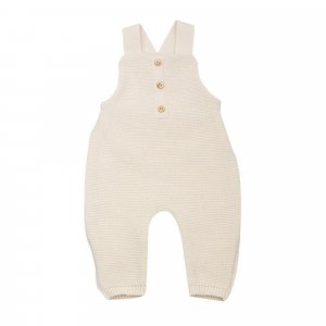 Salopette maille sable 1-3 mois Trois kilos sept