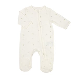 Pyjama dors-bien coton feuilles 1 mois Trois kilos sept
