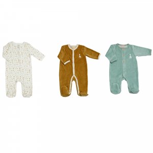 Ensemble de naissance 3 pyjamas 3 mois Trois kilos sept