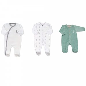 Ensemble de naissance 3 pyjamas 3 mois sophie la girafe Trois kilos sept