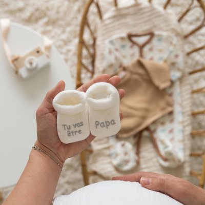Chaussons tu vas être papa