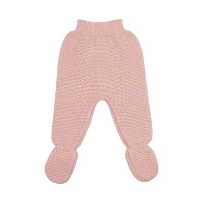 Pantalon maille 0/1 mois rose