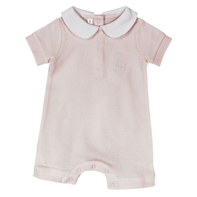 Body combishort maille piquée 3 mois sophie la girafe rose