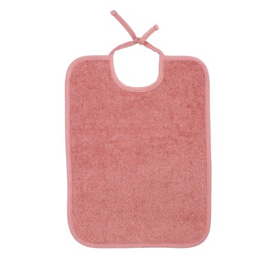 Bavoir à lacets rose