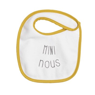 Lot de 6 bavoirs mots tendres