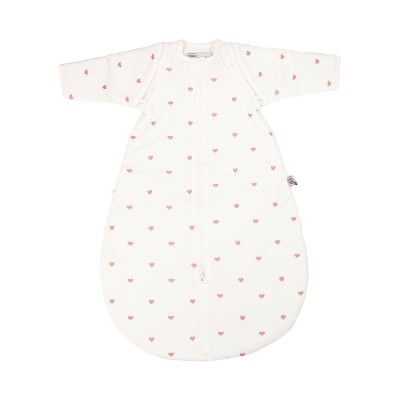 Gigoteuse coton manches amovibles 6/18 mois coeurs roses