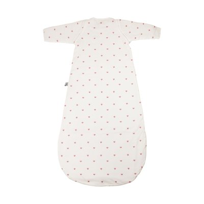 Gigoteuse coton manches amovibles 18-36 mois coeurs roses