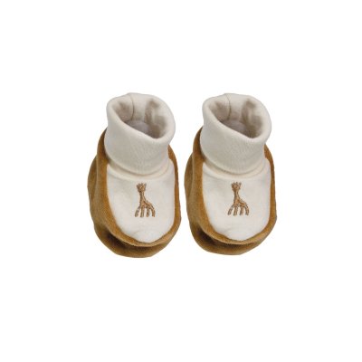 Chaussons sophie la girafe 1/3 mois camel