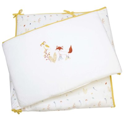 Tour de lit bébé - cache cache en forêt