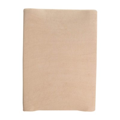 Lot de 2 housses de matelas à langer sable/caramel