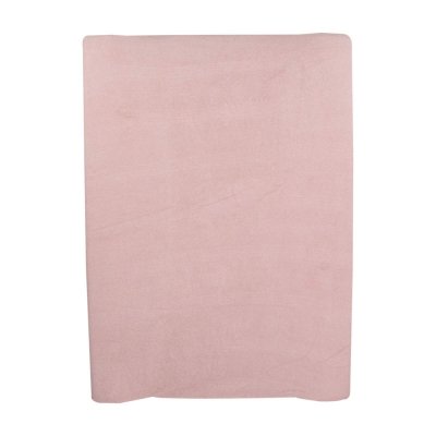 Lot de 2 housses de matelas à langer sable/vieux rose
