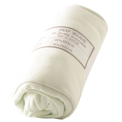 TROIS KILOS SEPT Drap housse 40x80 cm anis