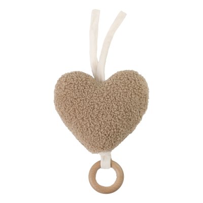 Peluche musicale à suspendre cœur ours björn