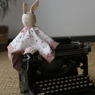 Doudou mouchoir lili - rose et lili
