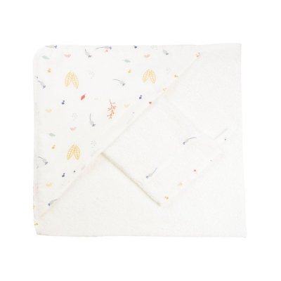 Cape de bain bébé léonard - cache cache en forêt