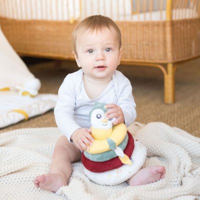 Pyramide à empiler chouette - cache cache en forêt