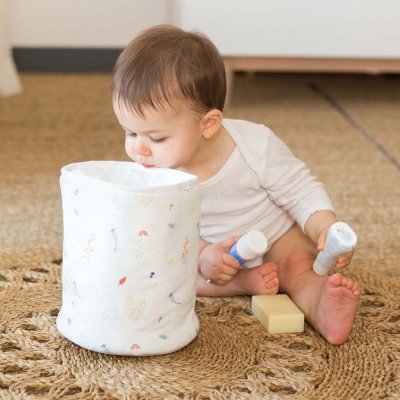 Panier de rangement - cache cache en forêt
