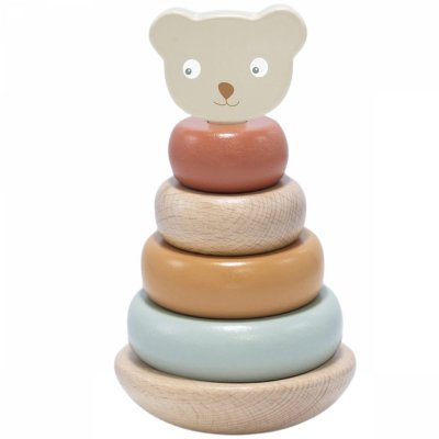 Pyramide empilable en bois fsc