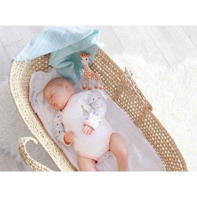 Body croisé 0 mois sophie la girafe - multicolore rose