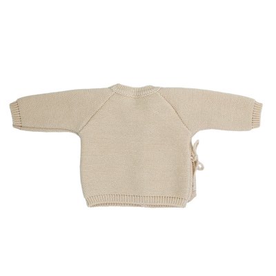 Brassière bébé naissance point mousse 0/1 mois - sable