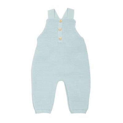 Salopette maille sauge 1-3 mois