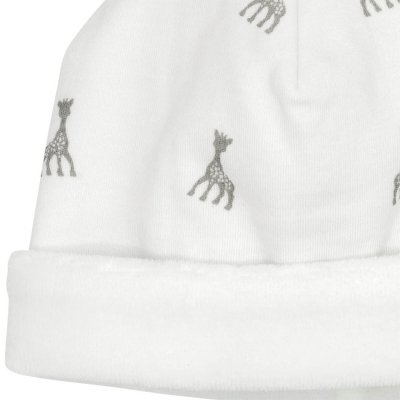 Bonnet sophie la girafe 0 mois gris