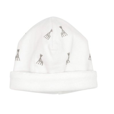 Bonnet sophie la girafe 1 mois gris