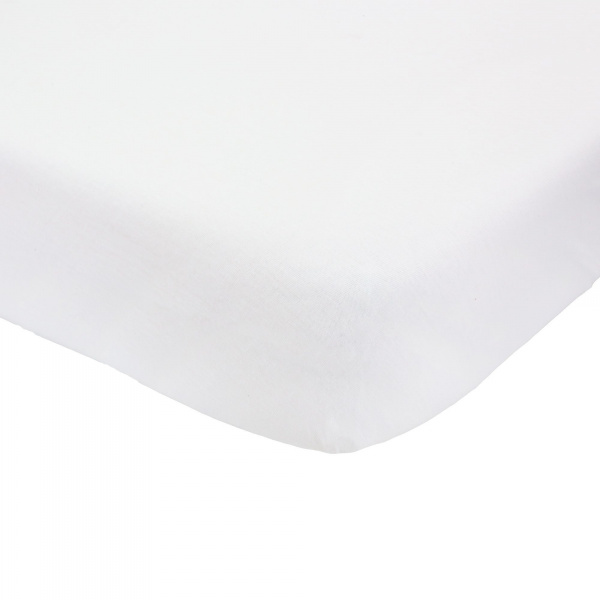 Les imparfaits - drap housse blanc 70 x 140 cm Trois kilos sept